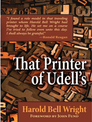 cover image of That Printer of Udell's